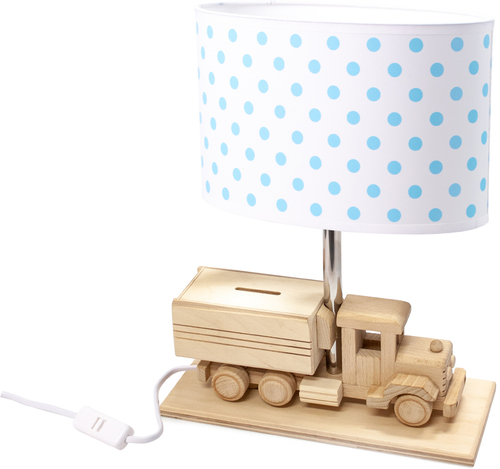 Skontrolujte Detská stolná lampa Truck - Piggy bank 411.24.14