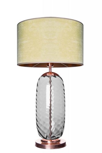 Skontrolujte Desinger stolná lampa Chloe Lister Grey OLIVE E27 60W ručná práca