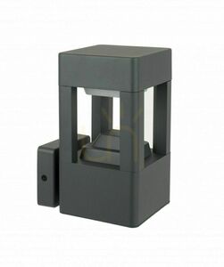 Vonkajšie nástenné svietidlo SU-MA Fan Square tmavo-sivé FKW-K100 small 0