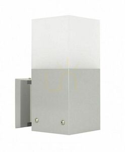 Vonkajšie nástenné svietidlo SU-MA CUBE Max strieborné CB-MAX K AL small 0