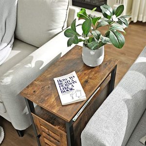 Nočný stolík / rustikálna hnedá LET61BX small 3