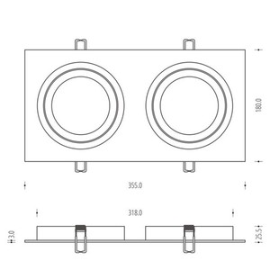 Duálne čierne downlight Alcazar 142.BB 3 Duálne čierne downlight Alcazar 142.BB small 3