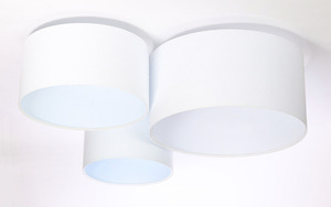 Okrúhle stropné žiarovky - Plafond Elements 60W E27 biele small 3
