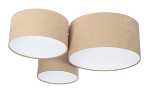 LED stropné svietidlo - Stropné svietidlo Elements 60W E27 béžová / biela small 0