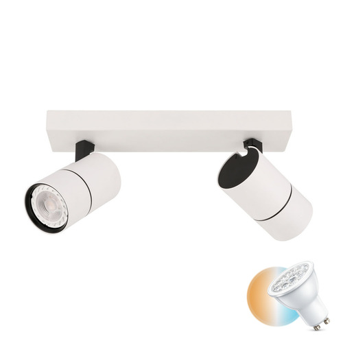 Skontrolujte Reflektor Italux Laconi biely 2-bodový GU10 SPL-2813-2B-WH