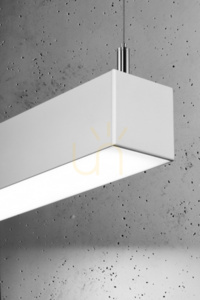 Biele LED závesné svietidlo Thoro PINNE 67, 4000 K small 4