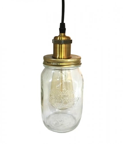 Skontrolujte Závesná lampa Jar Loft Jar Large E27