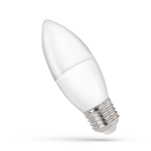 Skontrolujte LED sviečka E-27 230v 1w Cw spektrum