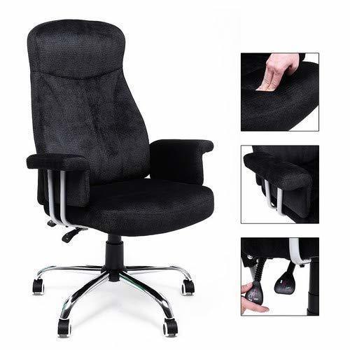 Skontrolujte Elegantná kancelárska stolička OBG41B Velvet Fabric
