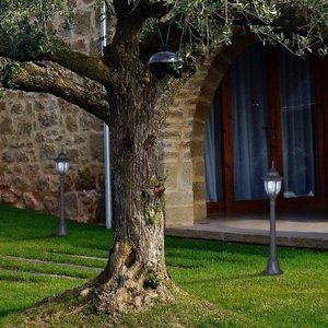 Nízka čierna vonkajšia stojaca lampa K-6007A / L zo série Vasco small 2