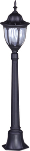 Nízka čierna vonkajšia stojaca lampa K-6007A / L zo série Vasco small 0