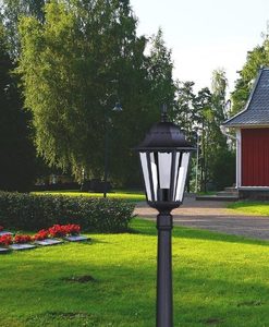 Nízka vonkajšia čierna stojanová lampa K-6006A zo série LOZANA small 2