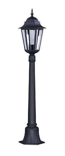 Skontrolujte Nízka vonkajšia čierna stojanová lampa K-6006A zo série LOZANA