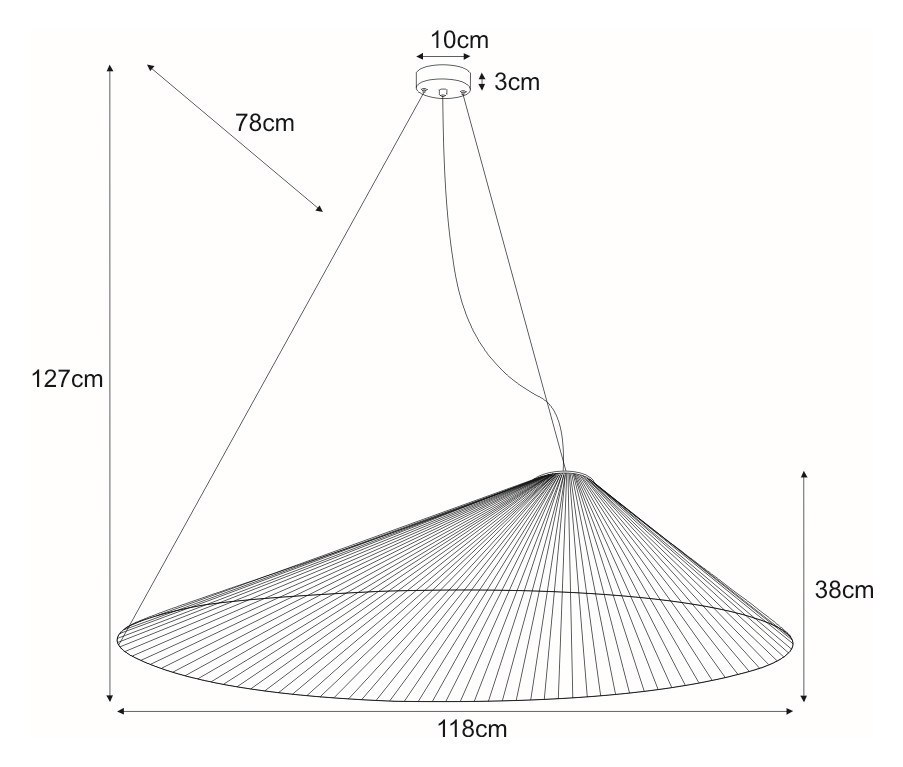 vyhliadka Veľký luster KP-10 zo série PEAK Veľký luster KP-10 zo série PEAK