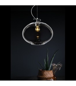 Luster Ramko DONUT priehľadný E27 LED 15W 36 cm SKU 67366 small 2