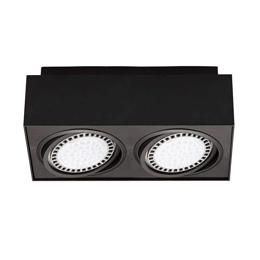 Bodové svietidlo Zuma Line Boxy Cl 2 čierna/Black