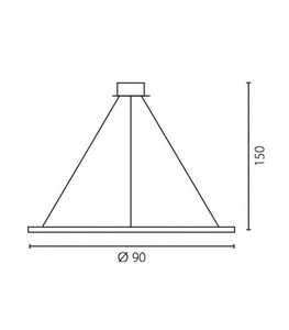 LED luster Ramko ECHO 90 35W 3000K 90 cm SKU 67891 3 LED luster Ramko ECHO 90 35W 3000K 90 cm SKU 67891 small 3