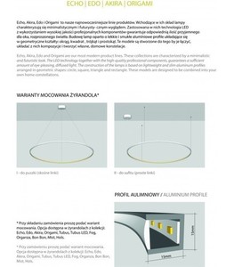 Závesné LED svietidlo Ramko ECHO Z 120 45W 3000K IP20 67885 small 3