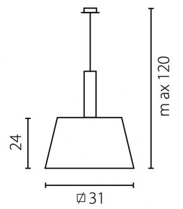 Luster Ramko KORE W-1 E27 LED 15W 67204 small 1
