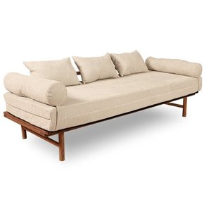 Pohovka WoodMan Le Mar karamel/krémová bukové drevo WUA-01380 small 0