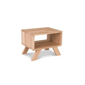 Nočný stolík WoodMan Allegro, masívne bukové drevo, orech, WUA-01060 small 2