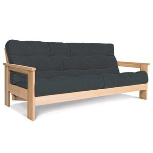 Rozkladacia pohovka WoodMan Mexico prírodná/grafit, bukové drevo, SKU WUA-00626 small 0