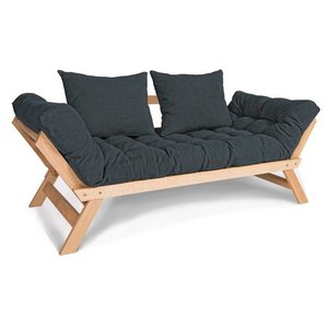 Rozkladacia pohovka WoodMan Allegro grafit bukové drevo WUA-00377 small 0