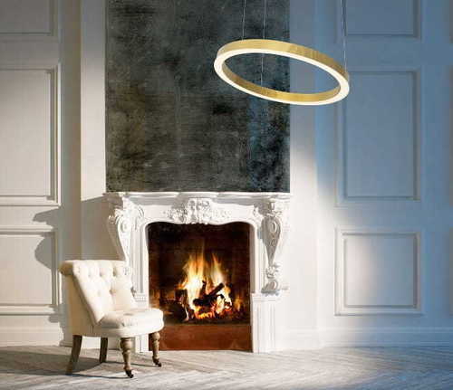 Skontrolujte Závesné svietidlo Max Light Luxury P0370D zlaté LED 67W 110 cm