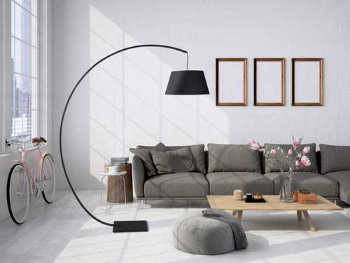 Skontrolujte Podlahová lampa Max Light Celia F0046 čierna 212 cm E27