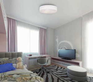 Plafon Max Light ODA C0193 biely 40 cm 3xE27 kov mliečne sklo small 1