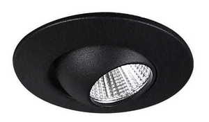 Zapustené svietidlo Max Light Yuca Round Tilted H0105 čierne 3W 3000K small 0