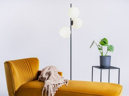 Skontrolujte Čierna stojacia lampa CustomForm BOBLER LP048BOBLFL-02 3×E27 155 cm