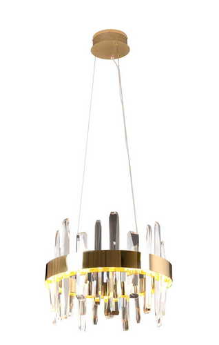 Skontrolujte Závesné svietidlo Max Light Prince P0420 zlaté 40 cm 1x21W