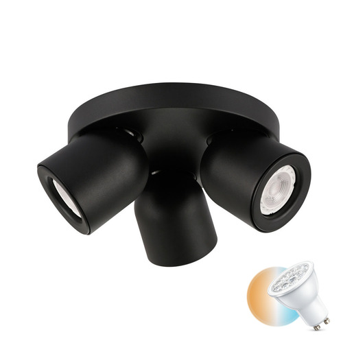 Skontrolujte Reflektor Italux Nuora čierny GU10 3-bodový SPL-2855-3C-BL