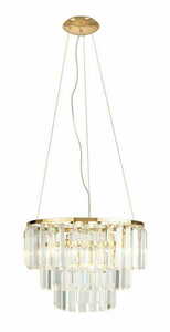 Závesné svietidlo Max Light Monaco P0423 zlaté 9xG9 42 cm small 0