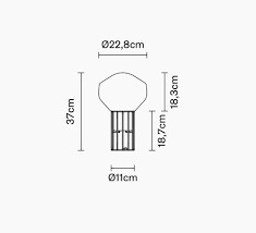 Stolná lampa Fabbian Aérostat 37cm - čierny chróm - F27B01 24 small 5