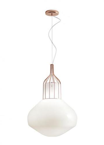 Skontrolujte Závesná lampa Fabbian Aérostat 43cm - lesklá medená - F27A13 41