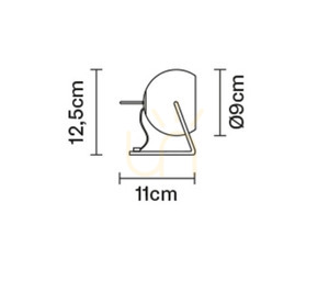 Stolná lampa Fabbian Beluga - transparentná - D57 B03 00 small 4
