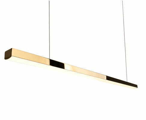 vyhliadka Závesné svietidlo Max Light Trio P0425D zlaté LED 100 cm stmievateľné Závesné svietidlo Max Light Trio P0425D zlaté LED 100 cm stmievateľné