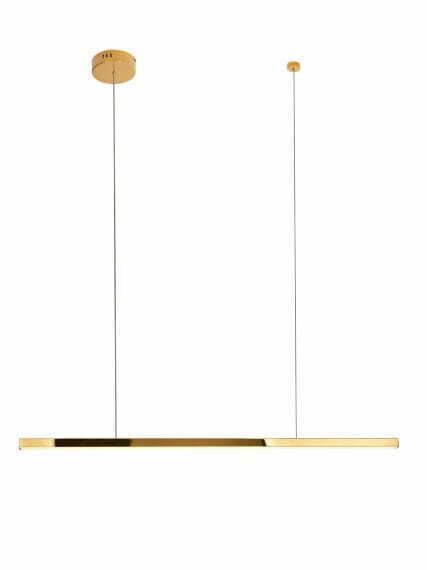 Skontrolujte Závesné svietidlo Max Light Trio P0425D zlaté LED 100 cm stmievateľné Závesné svietidlo Max Light Trio P0425D zlaté LED 100 cm stmievateľné