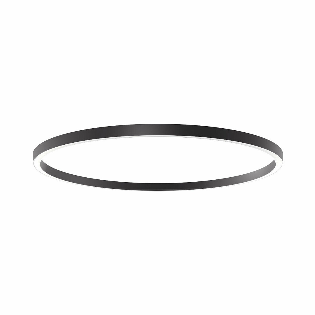 ALFREDO 1800 / U stropná LED PHILIPS LV 132,1W / 19737lm / 3000K / TD / CAS, 230V, sýto čierna (matná štruktúra) RAL 9005
