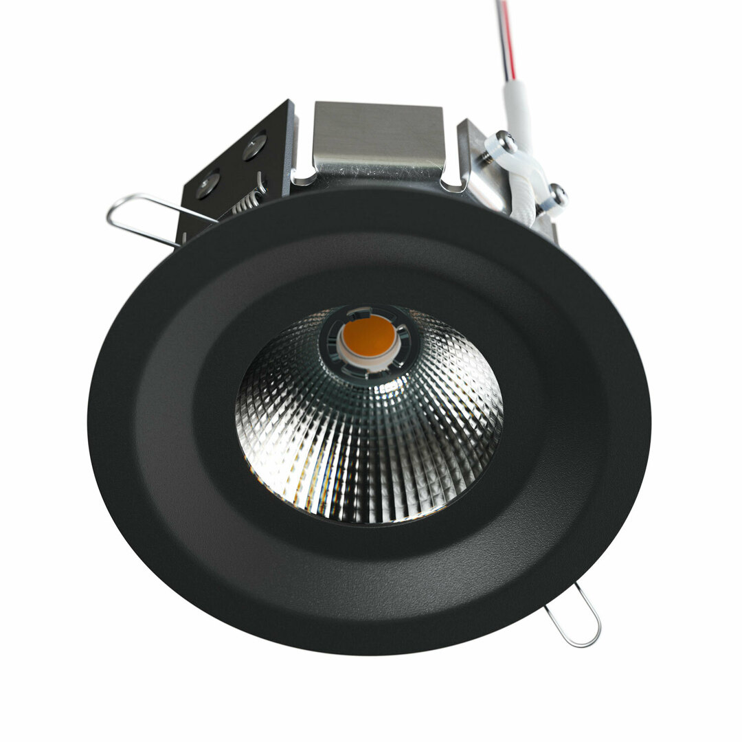 AMI LED SLM PremiumWhite, L09, podlahový odtok, 1280lm / 14D / 930 / TD, hlboká čierna (matná štruktúra) RAL 9005