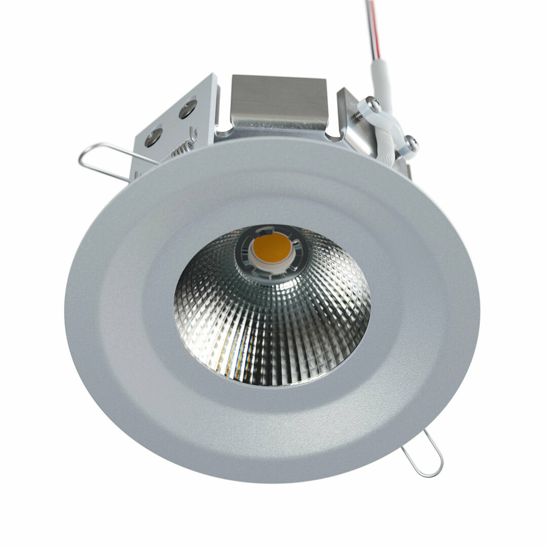 AMI LED SLM, L09, podlahový odtok, 1280lm / 25D / 927, strieborná hliník (matná štruktúra) RAL 9006