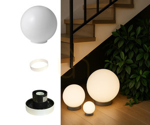 Dekoratívne záhradné lampy – gule LUNA BALLS 20/30/40 cm – LED E27, PREMIUM, odolné voči UV small 15