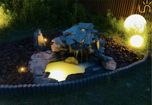 Dekoratívne záhradné lampy – gule LUNA BALLS 20/30/40 cm – LED E27, PREMIUM, odolné voči UV small 8