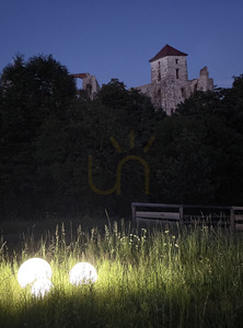Dekoratívne záhradné lampy – gule LUNA BALLS 20/30/40 cm – LED E27, PREMIUM, odolné voči UV small 10
