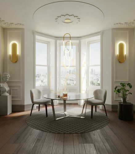 Skontrolujte Nástenné svietidlo Max Light Olivia W0290D zlaté LED 15W 3000K 83 cm