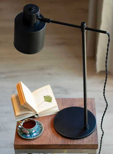Skontrolujte Stolová lampa Max Light Black Sino T0025 čierna kovová 55 cm E27