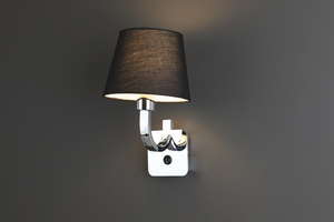 Nástenné svietidlo Max Light Denver W0190 chróm 1x40W small 0