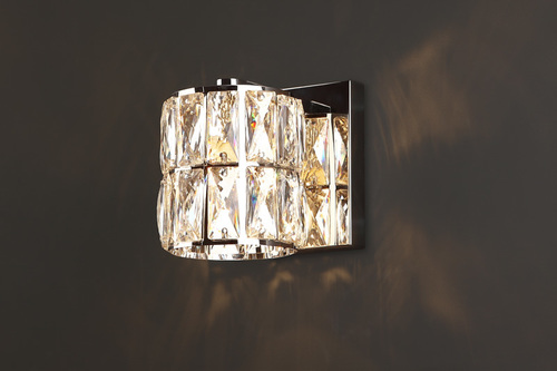 Skontrolujte Nástenné svietidlo Max Light Diamante I W0205 chróm sklo G9 42W